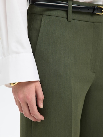 Wide Leg Pantalon à plis 'SLFRITA' SELECTED en vert