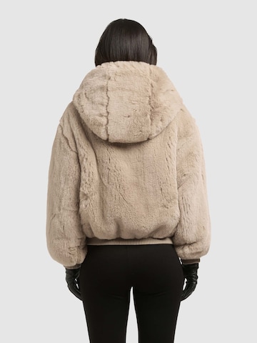 khujo Vinterjacka 'KRIS' i beige: baksida