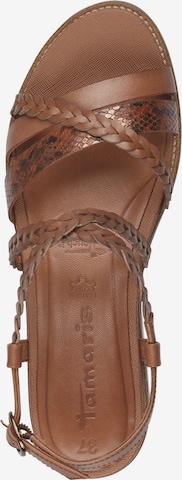 TAMARIS Strap sandal in Brown