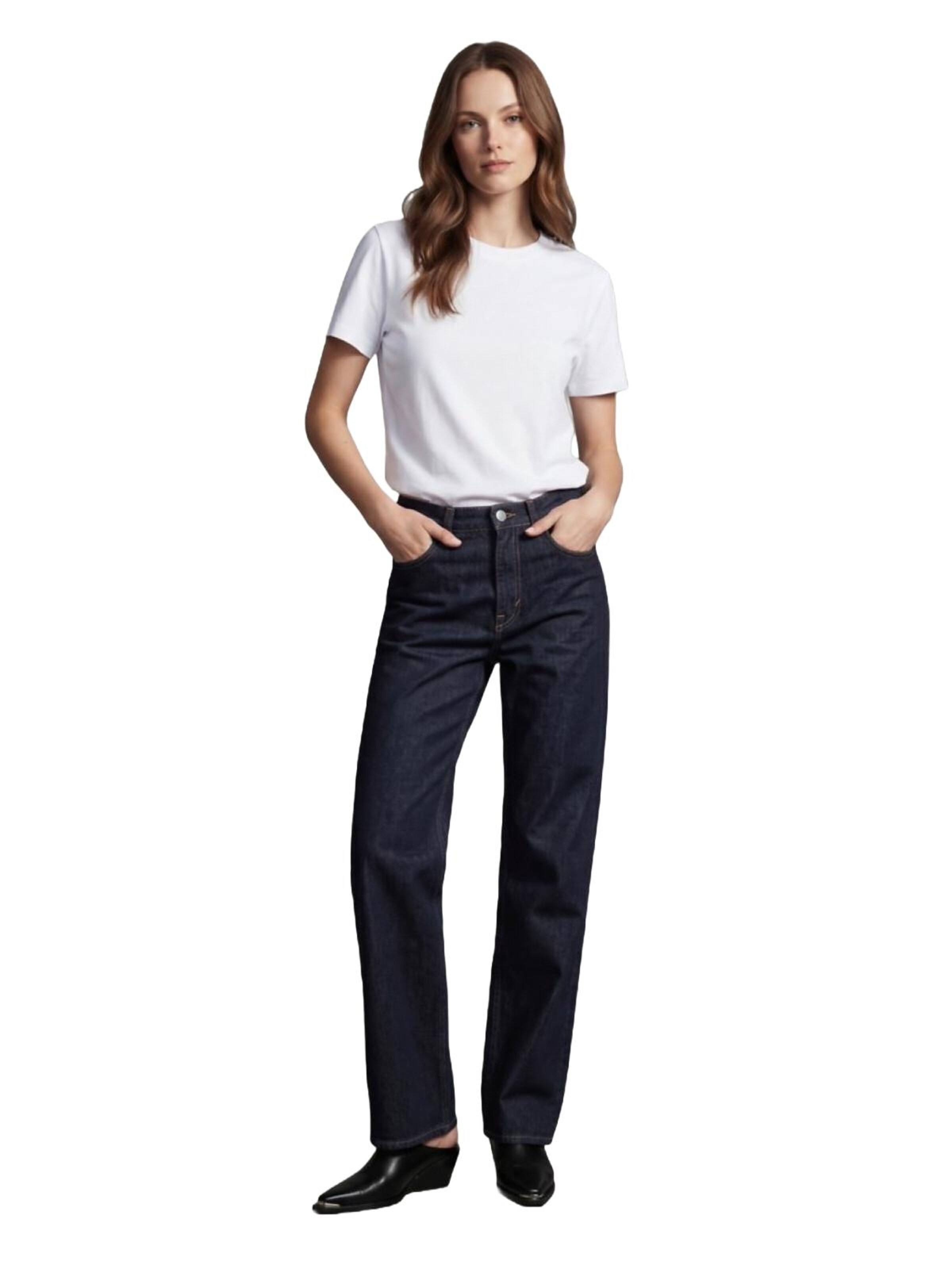 LTB Jeans Shirt 'LTB Jeans Damen Basic T-Shirt'‌‌‌‌‌ in Weiß: Vorderseite