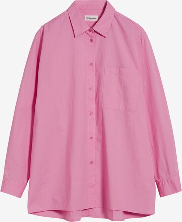 ARMEDANGELS Blouse 'Ealga' in Roze: voorkant