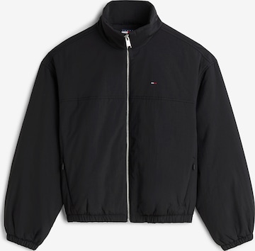 Tommy Jeans Преходно яке в черно: отпред