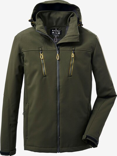 KILLTEC Outdoor jacket in Yellow / Olive, Item view
