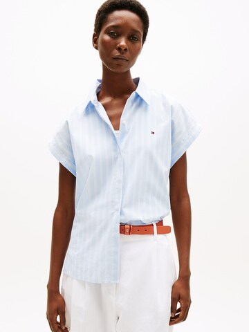 TOMMY HILFIGER Blouse in Blauw: voorkant
