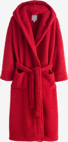 Next Pitkä kylpytakki värissä punainen: etupuoli