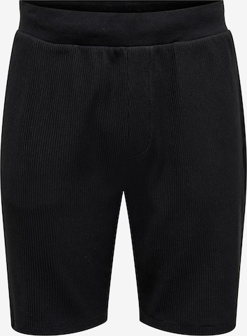 Only & Sons Trousers 'Berkeley' in Black: front