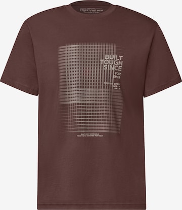 Street One MEN Shirt in Brown: front