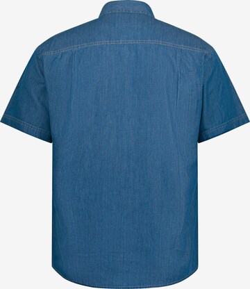 JP1880 Comfort fit Button Up Shirt in Blue