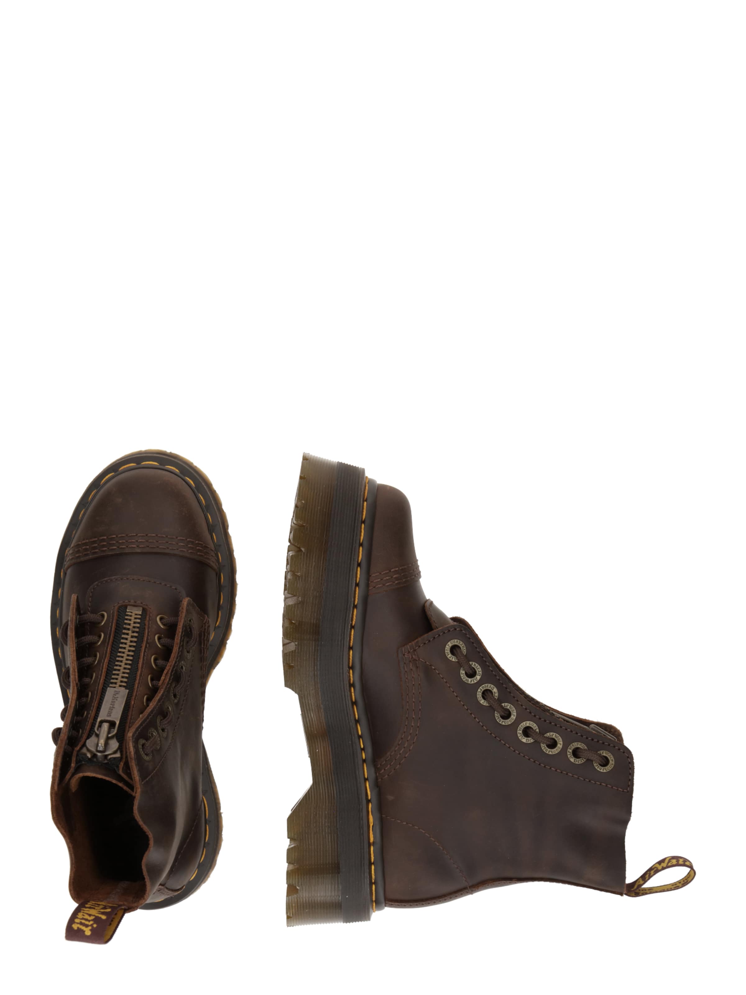 Dr. Martens Μπότες με κορδόνια 'Sinclair 8 Eye' σε καφέ