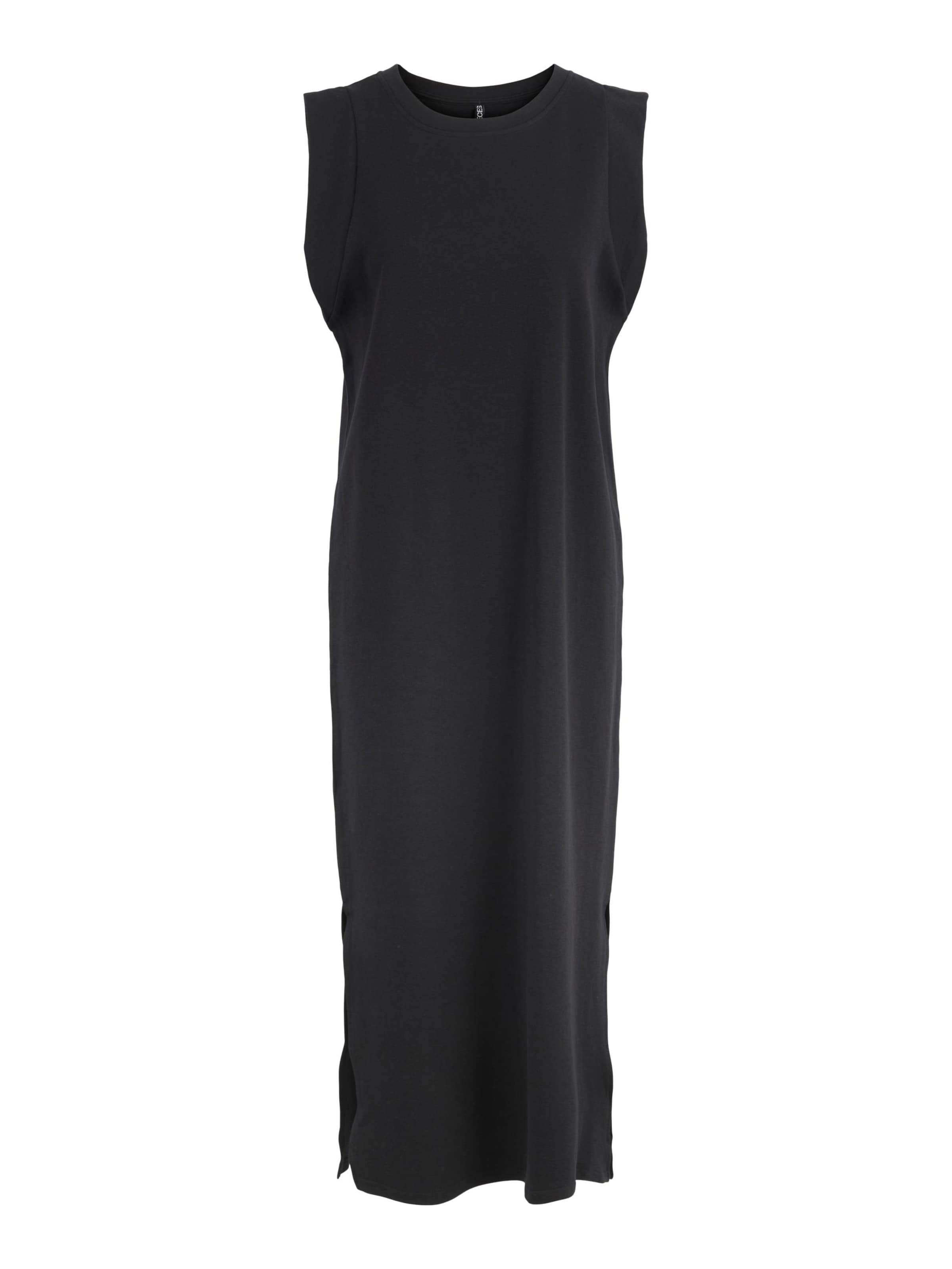 PIECES Kleid 'Chilli' in Schwarz: Vorderseite