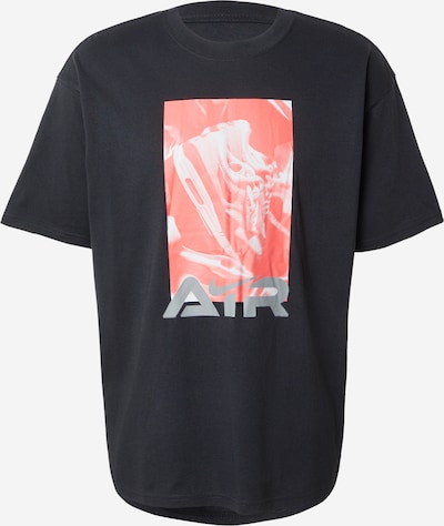 Nike Sportswear Majica 'Air' veličine XS u srebrno siva / svijetlo crvena / crna, Pregled proizvoda