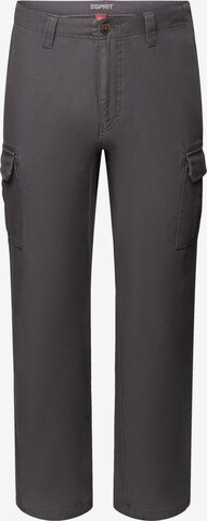 Regular Pantalon cargo ESPRIT en gris : devant