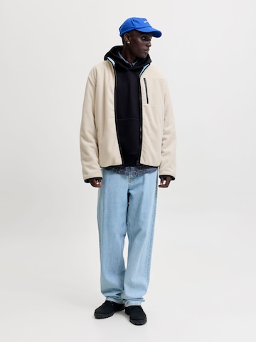 Giacca di pile di JACK & JONES in grigio