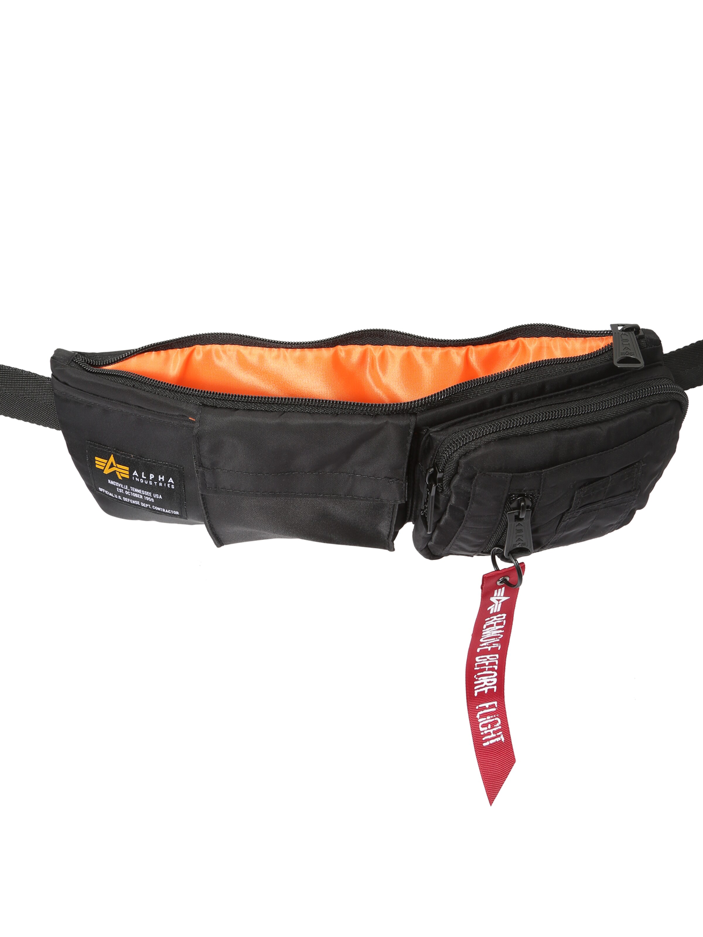 ALPHA INDUSTRIES Τσαντάκι μέσης σε μαύρο