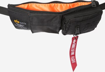 ALPHA INDUSTRIES Bæltetaske i sort