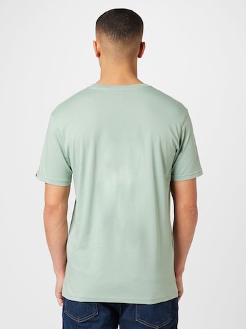 Coupe regular T-Shirt ALPHA INDUSTRIES en vert