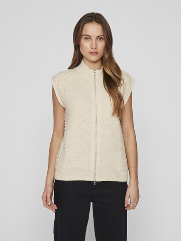 VILA Vest in Beige: front