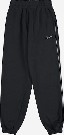 Kelnės iš Nike Sportswear, spalva – juoda / balkšva, Prekių apžvalga
