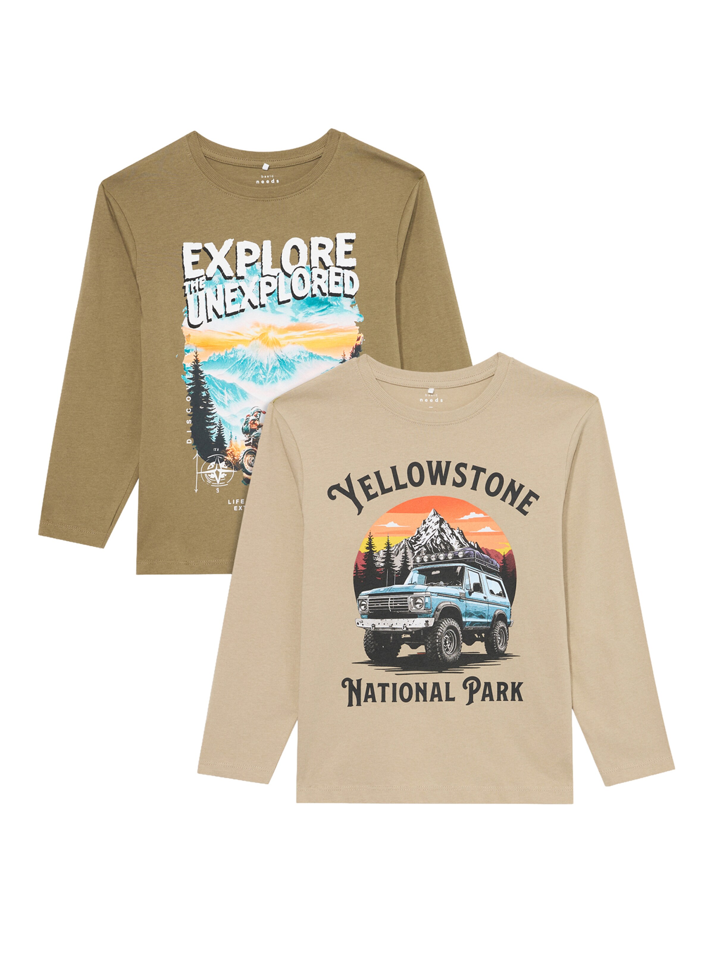 NAME IT Shirt 'NKMVOTO' in Beige: front