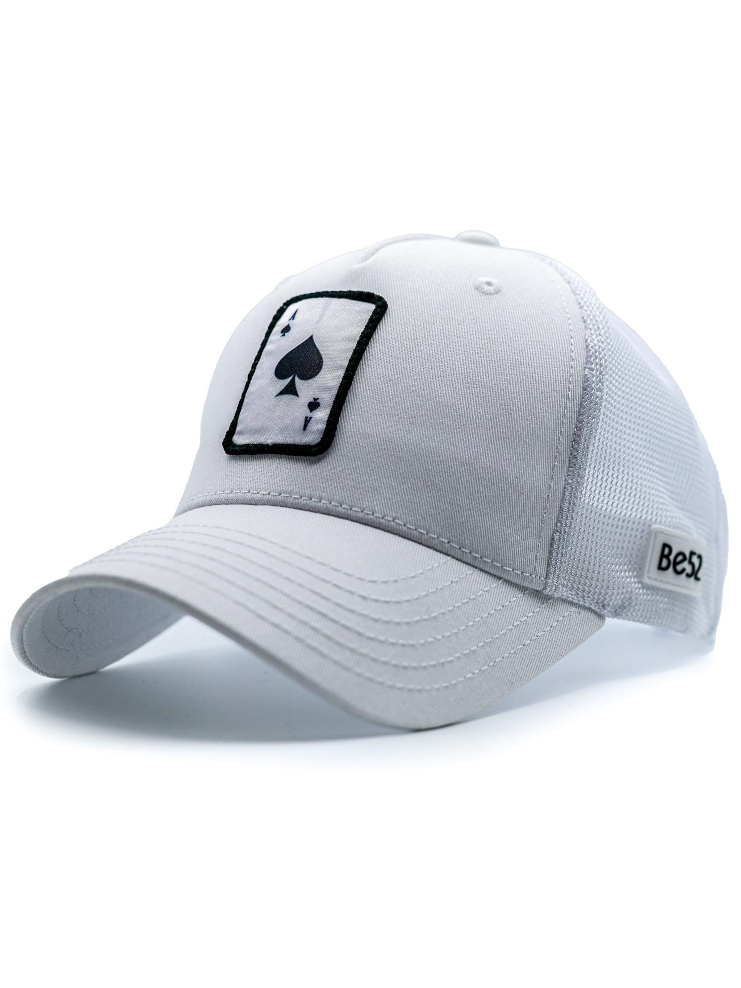 Casquette 'Ace premium' Be52 en blanc : devant