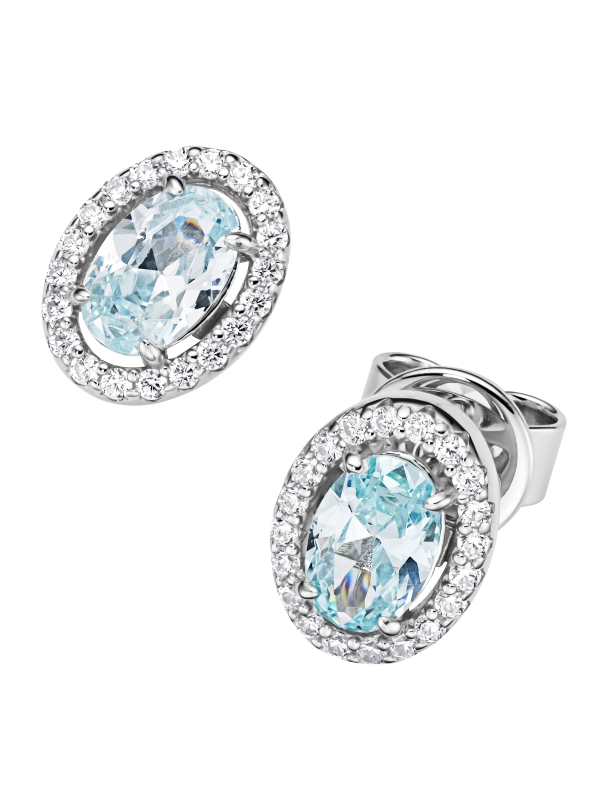 Giorgio Martello Milano Brincos em safira / prata, Vista do artigo