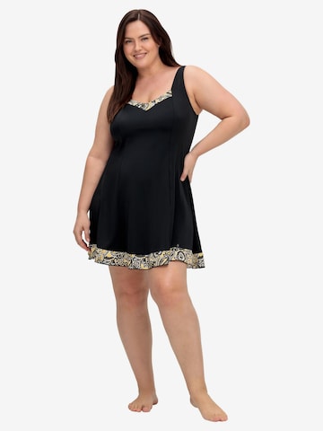 SHEEGO Swimsuit Dress in Black