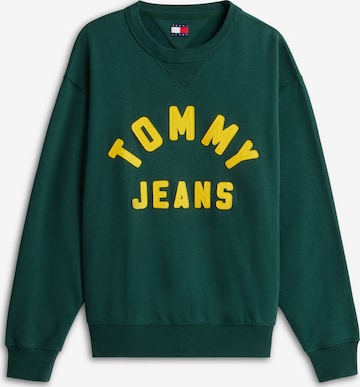 Tommy Jeans - Sweatshirt 'NEW CLASSIC' em verde: frente