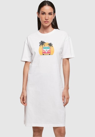 Merchcode Dress 'Summer - Van' in White: front