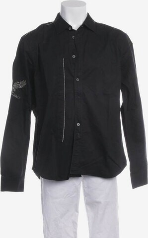ARMANI EXCHANGE Button Up Shirt in L in Black: front