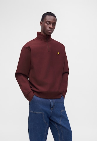 Carhartt WIPRegular Fit Sweater majica 'American Script' - crvena boja