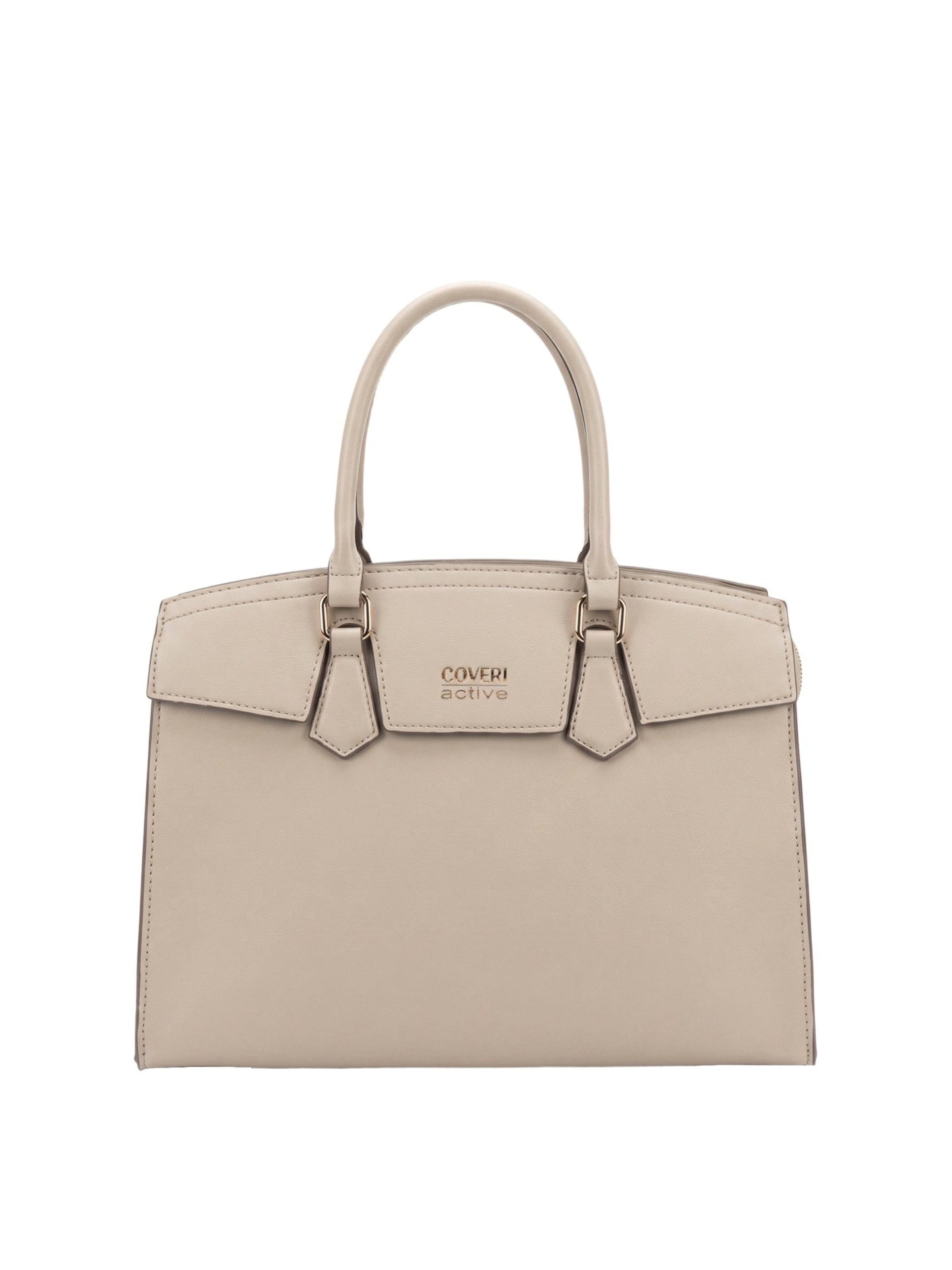 Borsa a mano di Coveri in beige: frontale