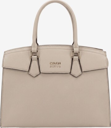 Borsa a mano di Coveri in beige: frontale