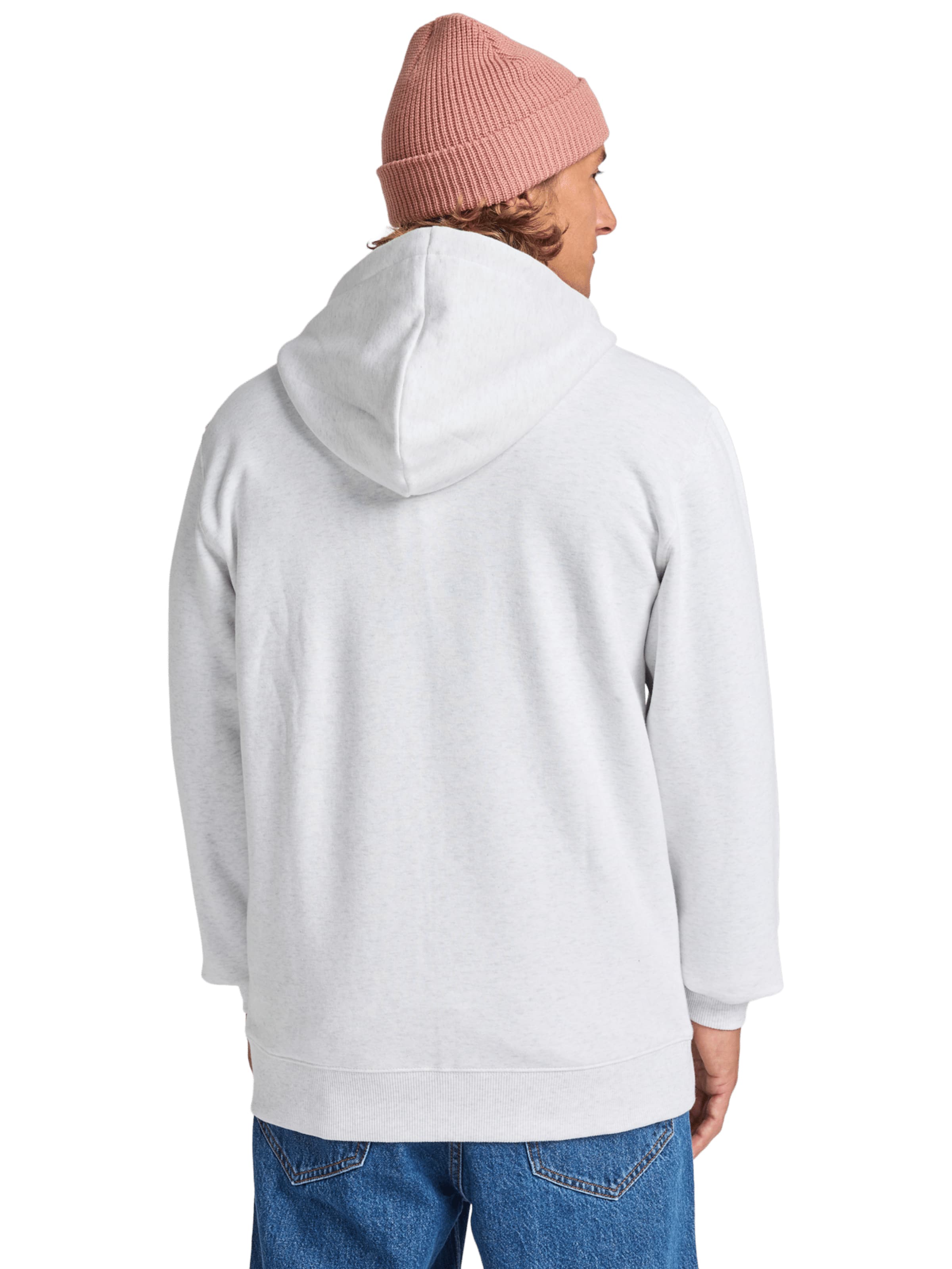 BILLABONG Zip-Up Hoodie 'Arch' in White