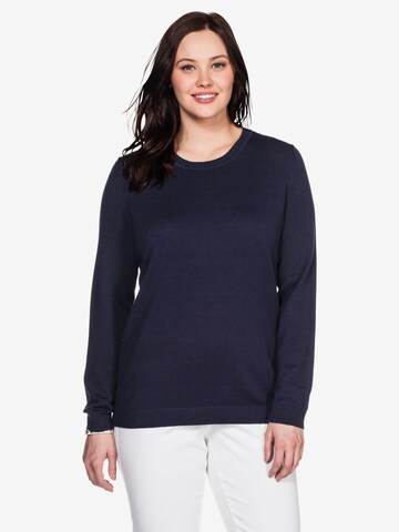 SHEEGO Sweater in Blue: front