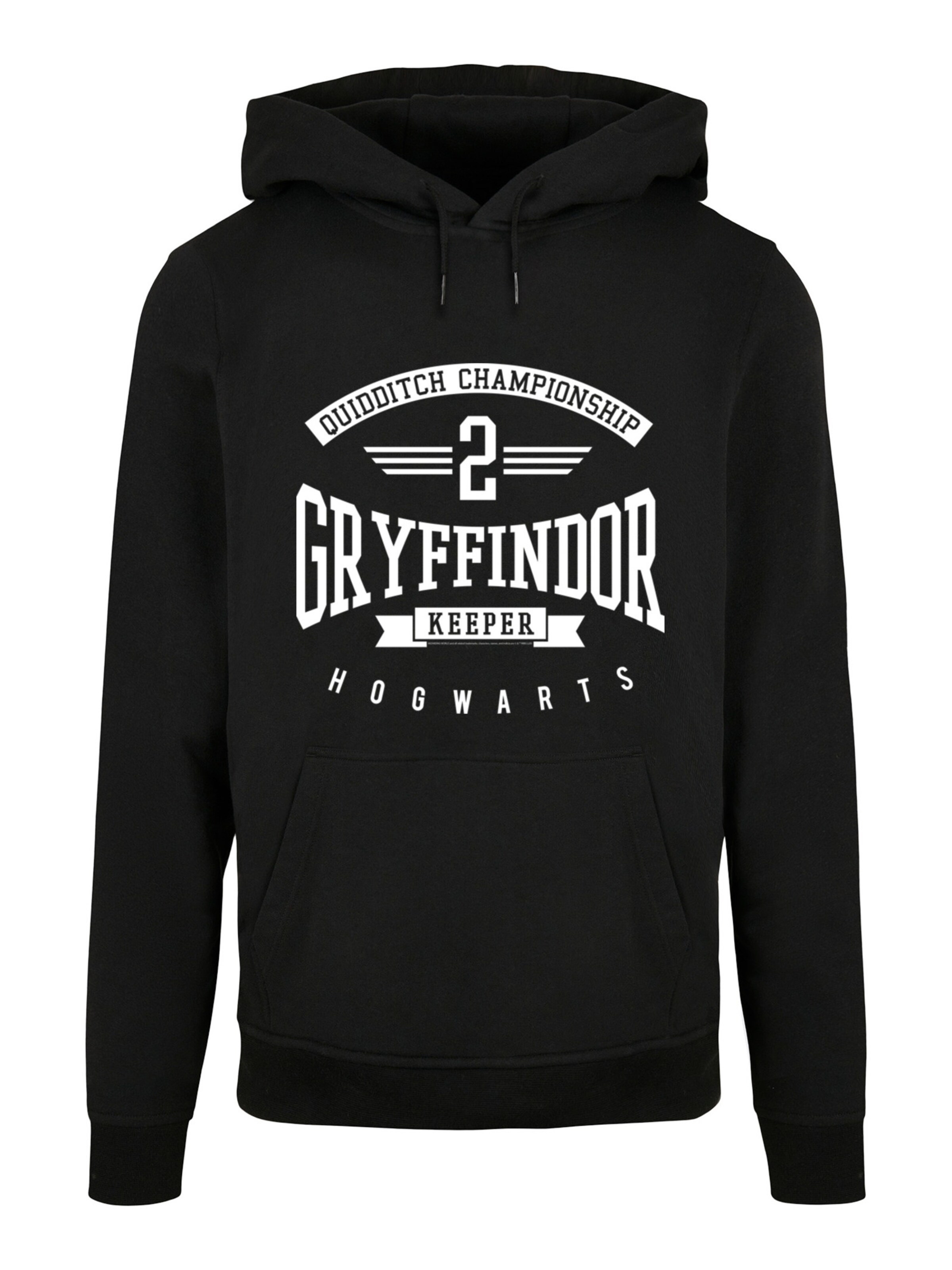 F4NT4STIC Sweatshirt 'Harry Potter Gryffindor Keeper' in Schwarz: Vorderseite