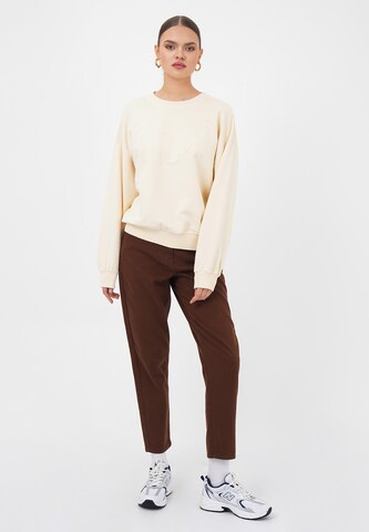 FRESHLIONS Sweatshirt 'L.A.' in Beige