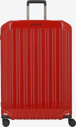 Trolley 'PQ-Light ' di Piquadro in rosso: frontale