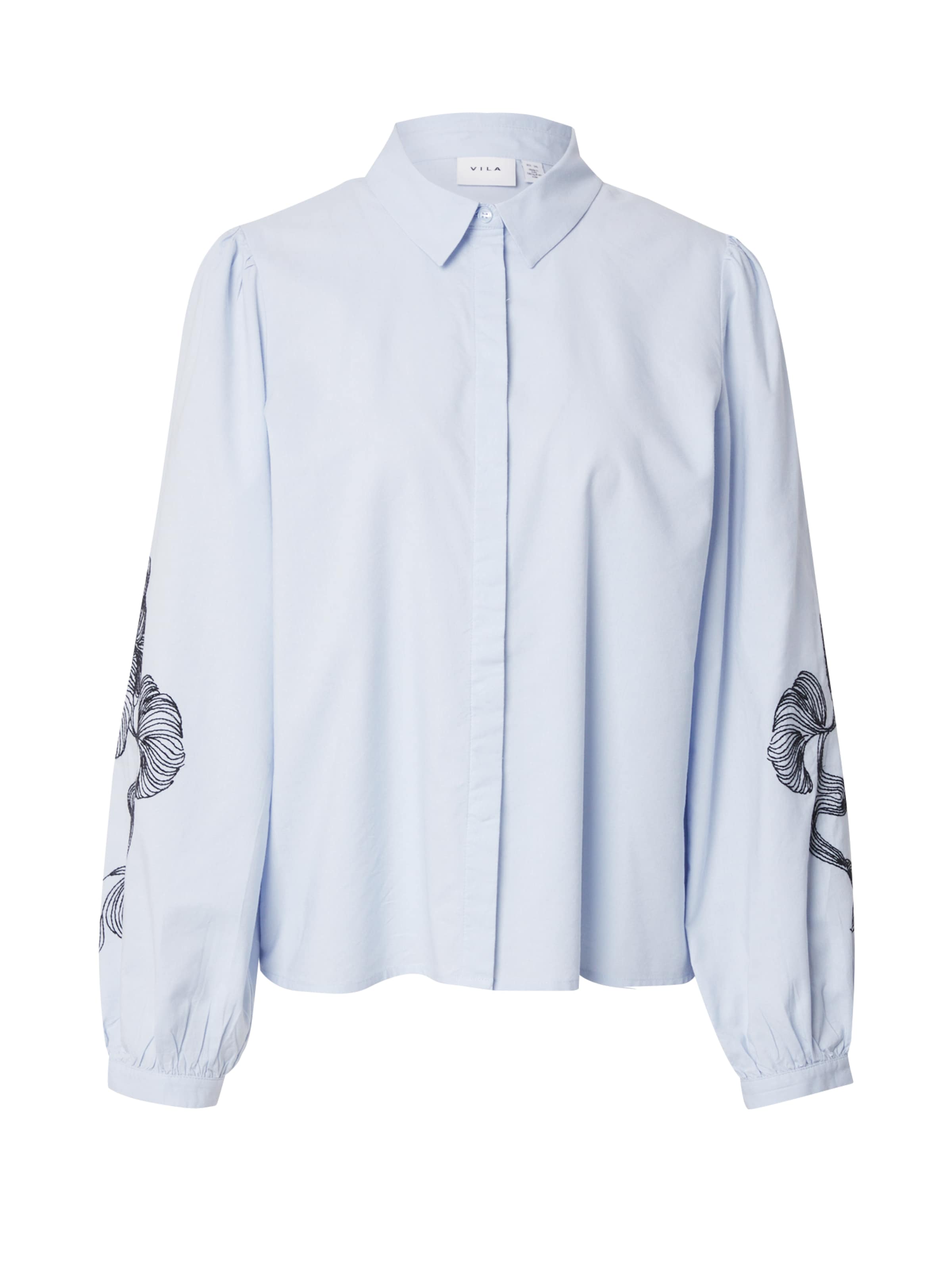 VILA Bluzka 'VIVESTA' w kolorze niebieski: przód
