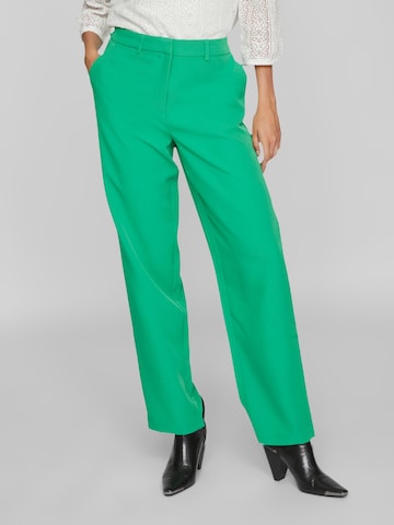 VILA Regular Pants 'KAMMA' in Green: front