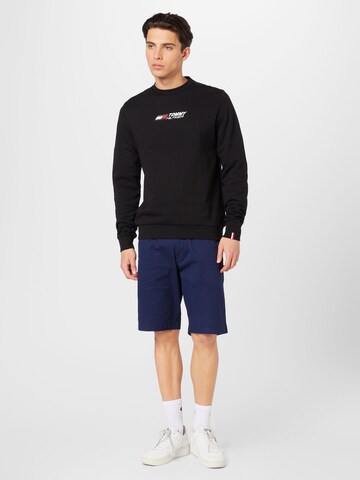 TOMMY HILFIGER Sweatshirt in Schwarz