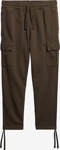Superdry Tapered Cargo Pants in Brown: front
