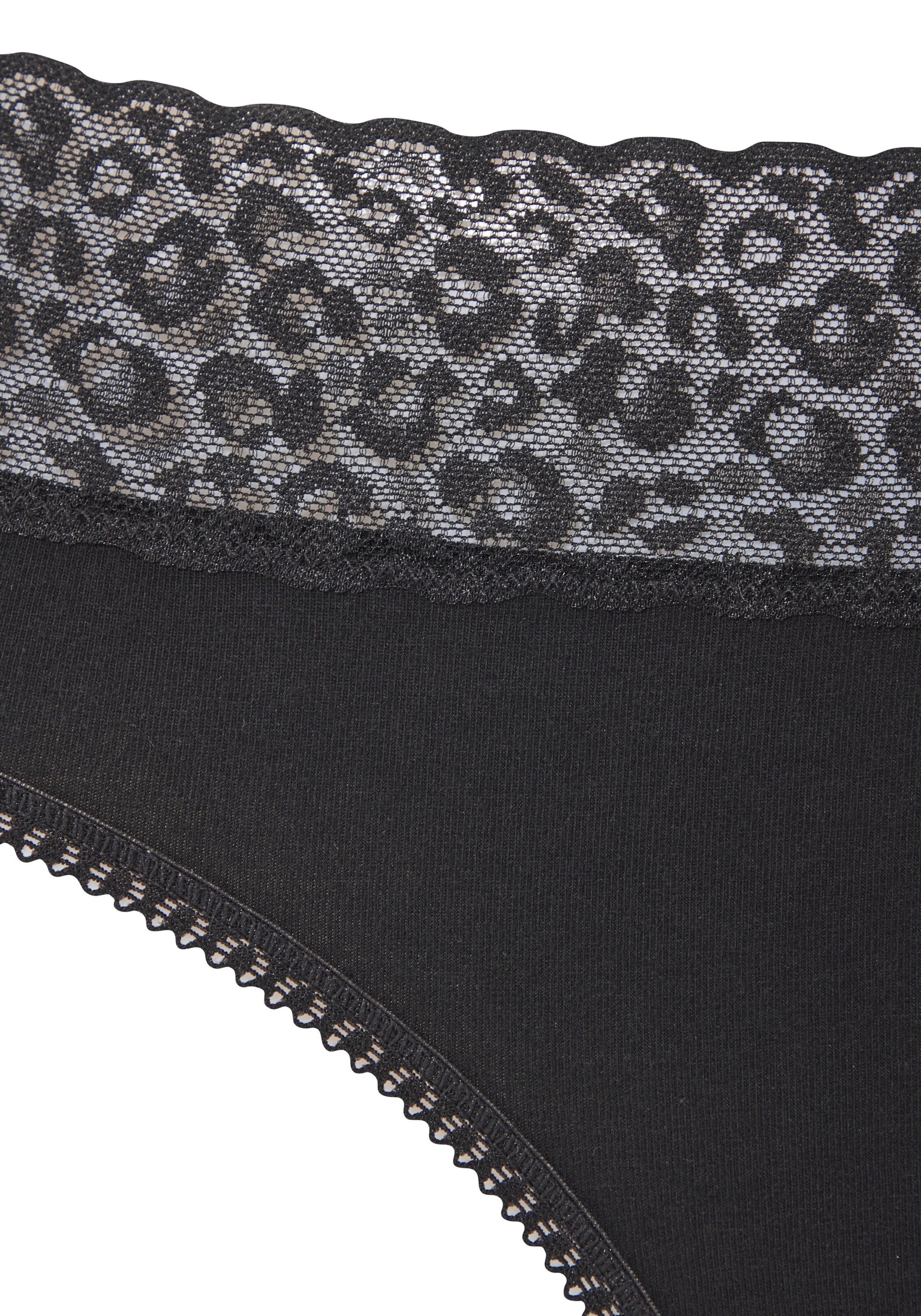 LASCANA Slip in Schwarz