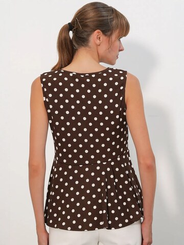 Bigdart Blouse in Bruin