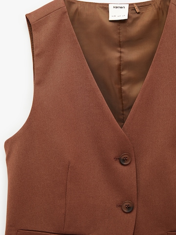Koton Gilet in Bruin