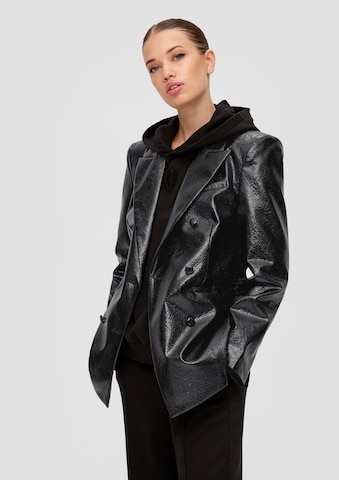 Veste mi-saison QS en noir : devant