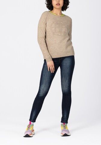 TIMEZONE Sweater 'Fancy' in Beige