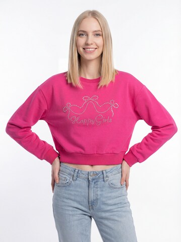 Sweat-shirt MYMO en rose : devant