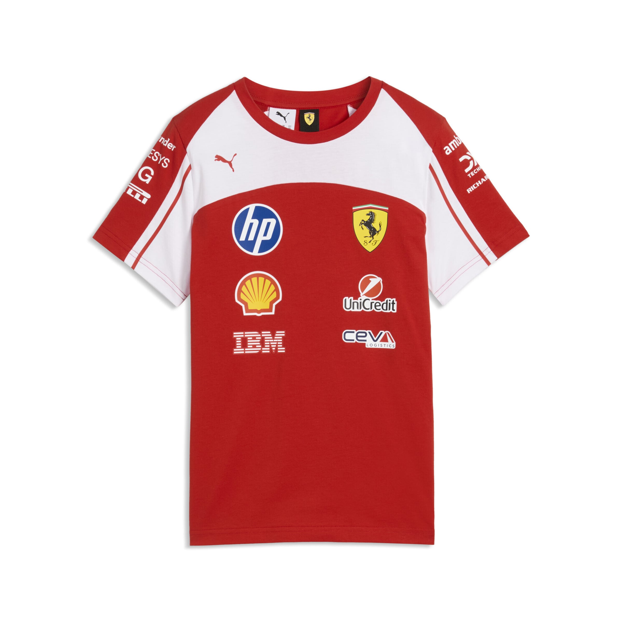 T-Shirt fonctionnel 'Scuderia Ferrari HP Replica' PUMA en rouge : devant