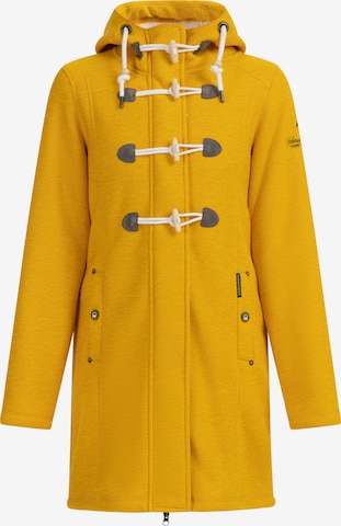 Schmuddelwedda - Chaqueta polar 'Penninsula' en amarillo: frente