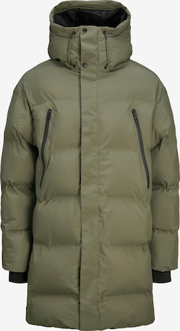 JACK & JONES Зимно яке 'JCOAlpha' в зелено: отпред